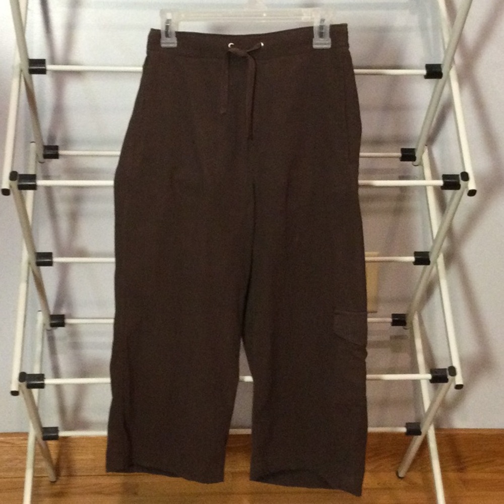 White Stag Brown Gauzy Capris